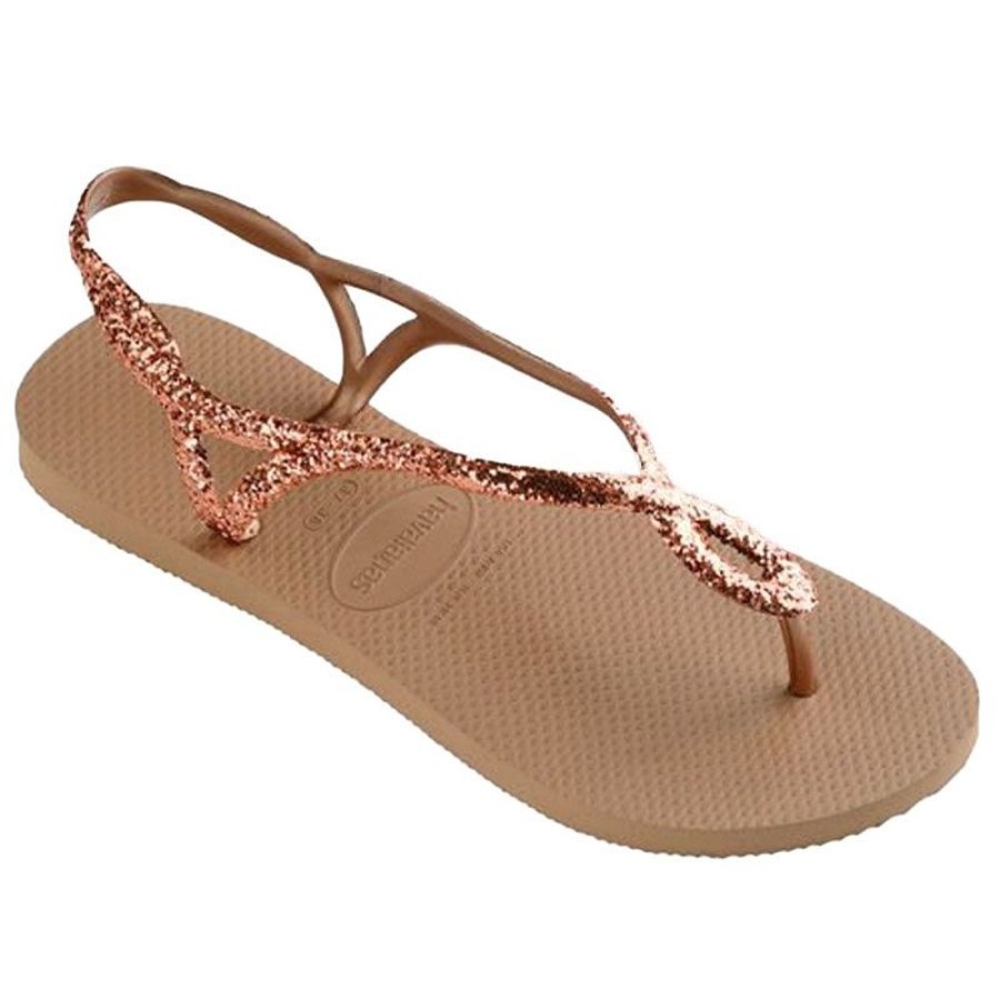 Donna HAVAIANAS Sandali E Infradito | Sandali Infradito Donna Luna Premium Ii 3581 Rose Gold