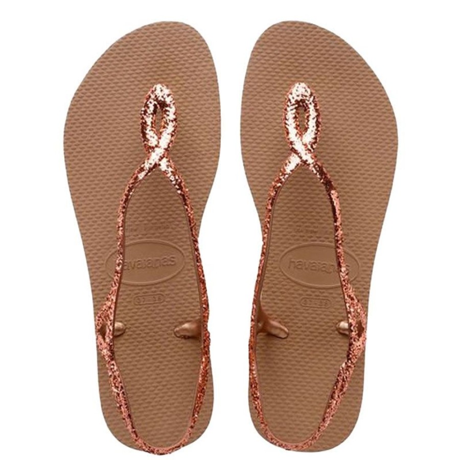 Donna HAVAIANAS Sandali E Infradito | Sandali Infradito Donna Luna Premium Ii 3581 Rose Gold