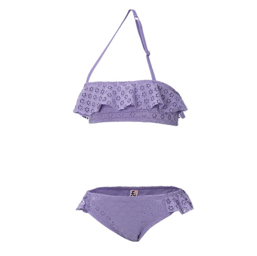 Bambini LOSAN Costumi | Bikini Bambina Sangallo Volant