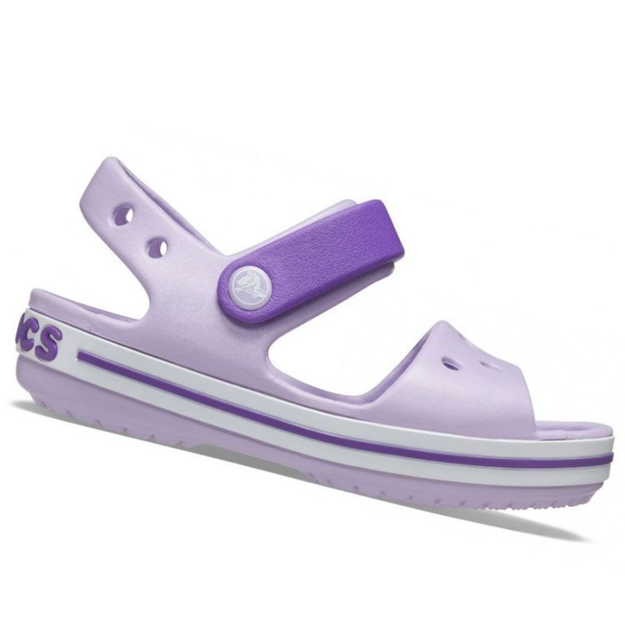 Bambini CROCS Sandali E Infradito | Sandali Bambina Crocband Lavander