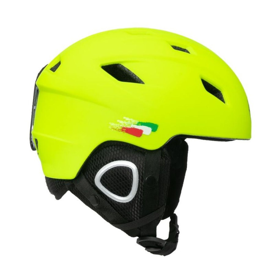 Bambini SPORT SPECIALIST Sport Invernali | Casco Bambino Sci Charlie Jr Yellow Fluo