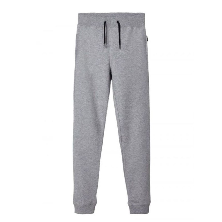 Bambini NAME.IT Casual E Lifestyle | Pantapolso Little Bambino Unbrushed Grey Melange