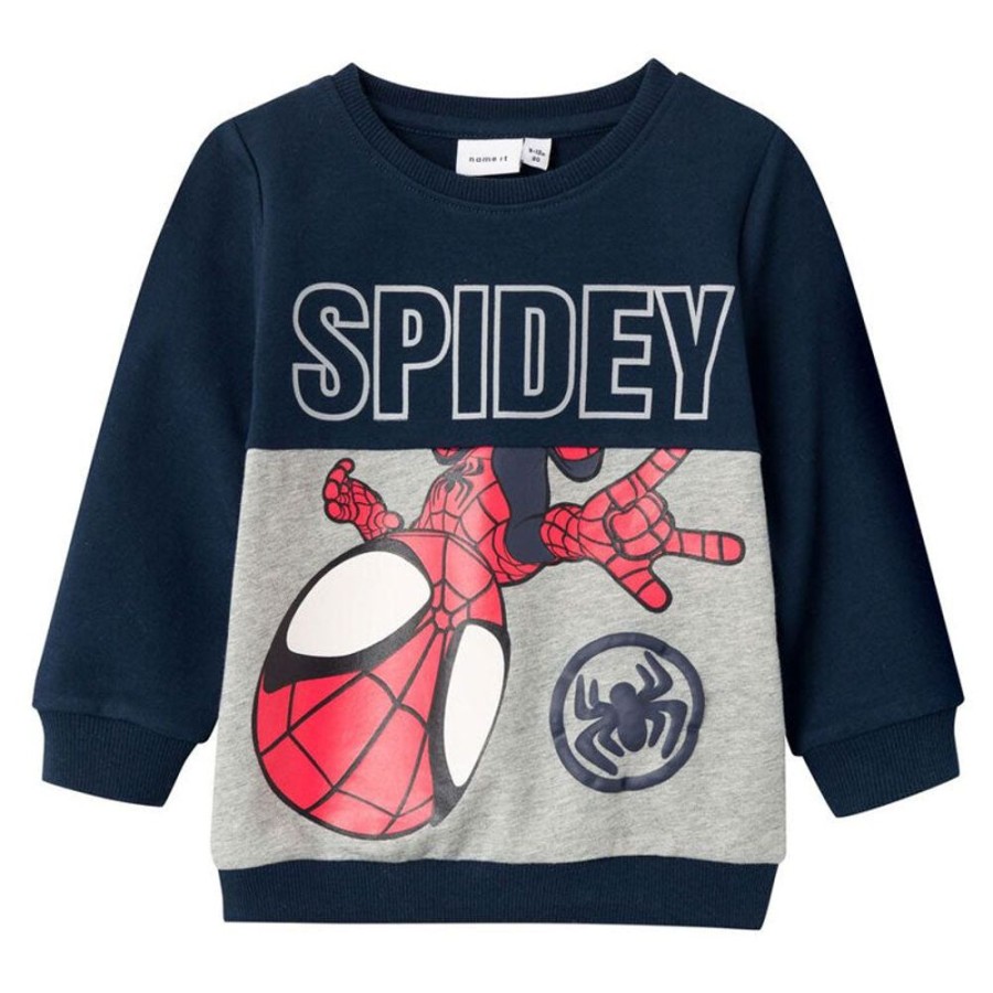 Bambini NAME.IT Casual E Lifestyle | Felpa Bambino Little Spiderman