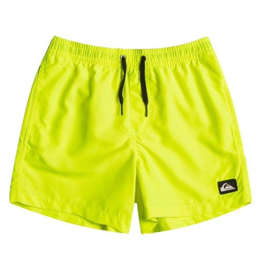 Bambini QUIKSILVER Costumi | Boxer Bambino Basic 13 Yhj0 Safety Yellow