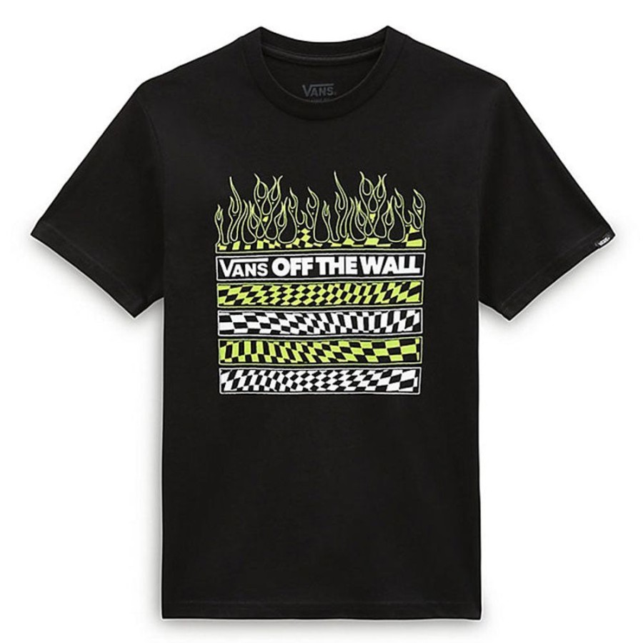 Bambini VANS Casual E Lifestyle | T-Shirt Bambino Neon Flames