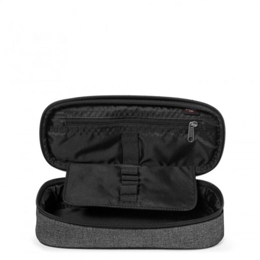 Uomo EASTPAK Altri Accessori | Astuccio Oval 77H Antracite Melange