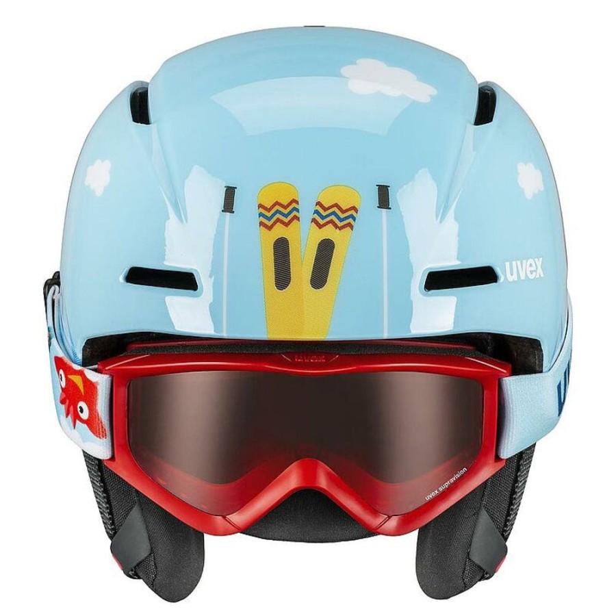 Sport Invernali UVEX | Set Casco/ Maschera Bambino Viti