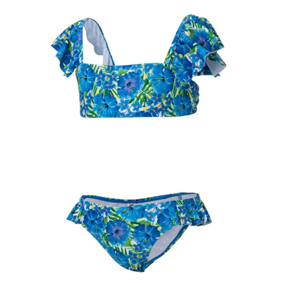 Bambini LOSAN Costumi | Bikini Bambina Giungla Volant