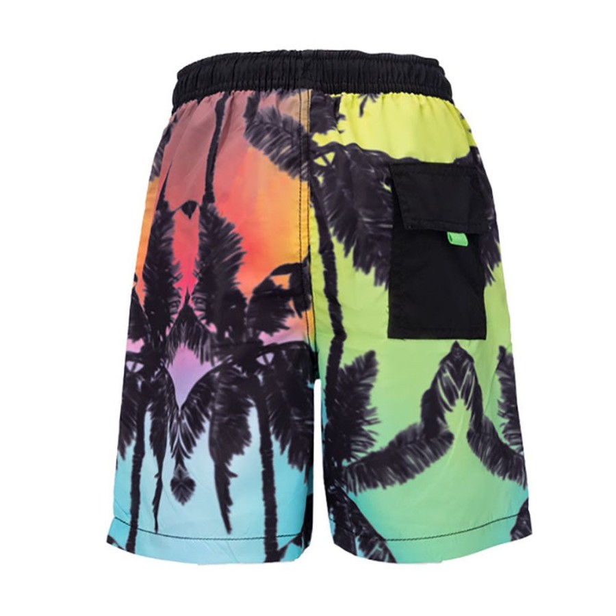 Bambini LOSAN Costumi | Boxer Bambino Palme Fluo