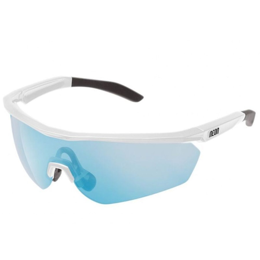 Uomo NEON Running E Trail | Occhiali Storm Optic Lente Specchiata Photo W White - Steel