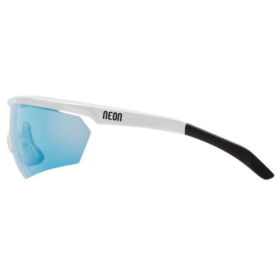 Uomo NEON Running E Trail | Occhiali Storm Optic Lente Specchiata Photo W White - Steel