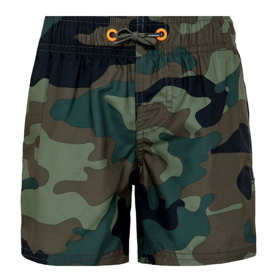 Bambini SUNDEK Costumi | Boxer Bambino Arcobaleno 639 Army Green