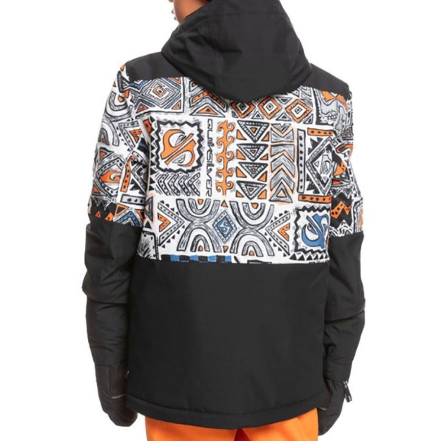 Bambini QUIKSILVER Per Lo Sport | Giacca Bambino Mission Printed Block