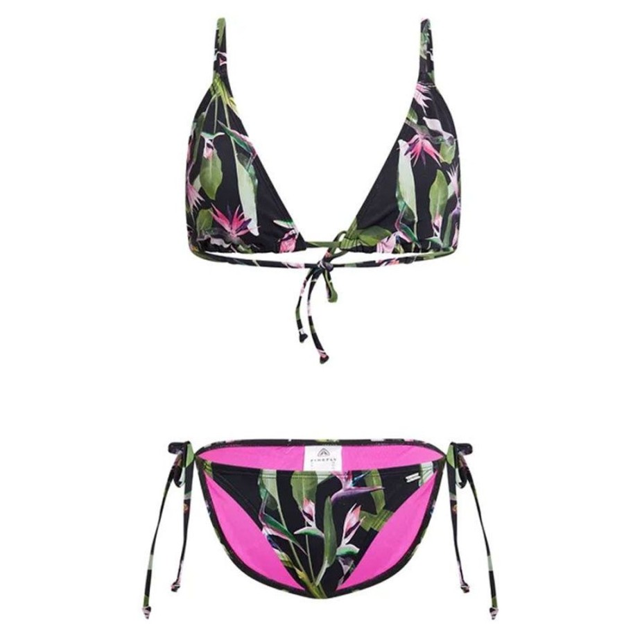 Donna FIREFLY Costumi | Bikini Donna Triangolo Mari Tropical 050 Nero