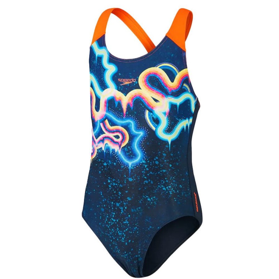 Bambini SPEEDO Costumi | Costume Bambina Placement Sdigital Splashback