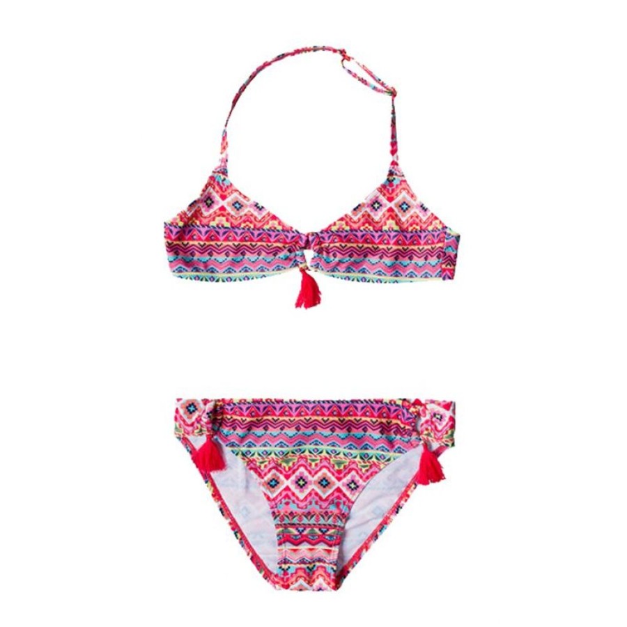 Bambini LOSAN Costumi | Bikini Ragazza A Fantasia Etnica