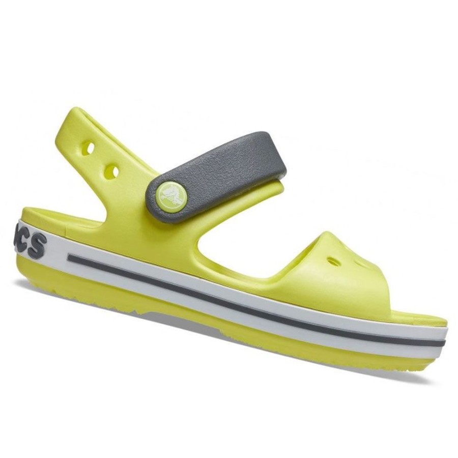 Bambini CROCS Sandali E Infradito | Sandali Bambina Crocband Citrus Grey