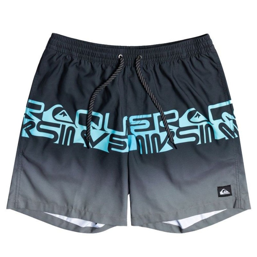 Uomo QUIKSILVER Costumi | Boxer Uomo Volley Wordblock 17