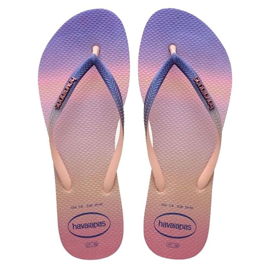 Donna HAVAIANAS Sandali E Infradito | Infradito Donna Slim Gradient Sunset 0076 Ballet Rose