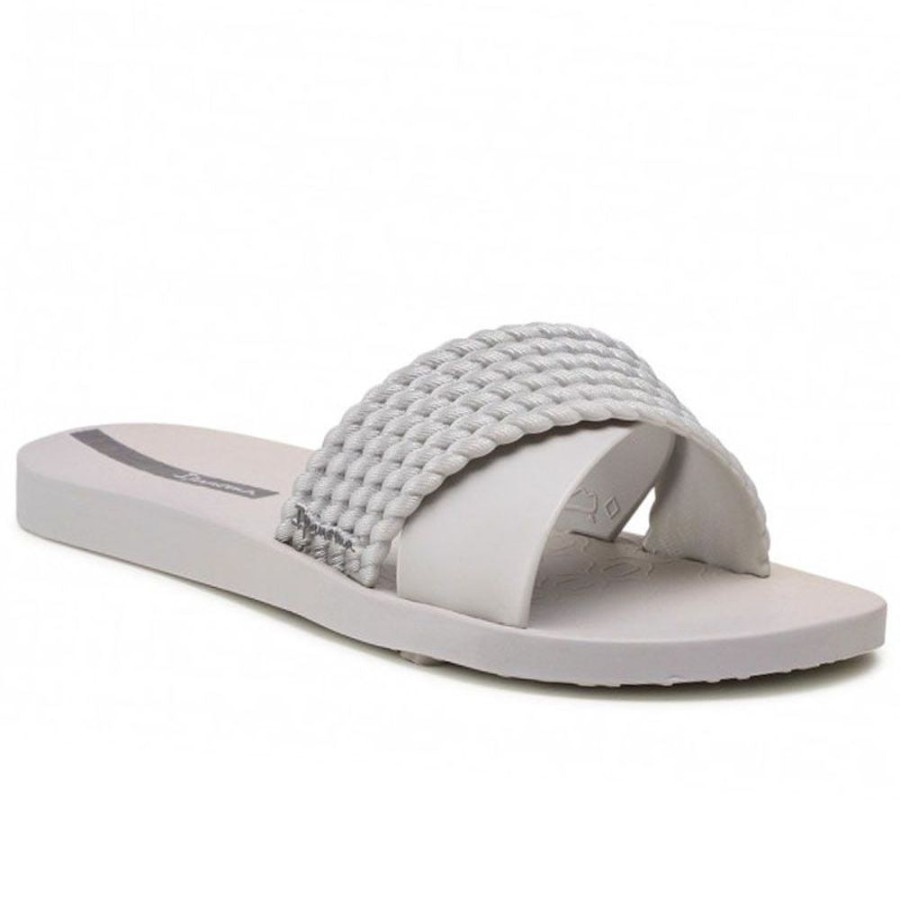 Donna IPANEMA Sandali E Infradito | Ciabatte Donna Incrocio Street Ii 21933 Silver/Grey