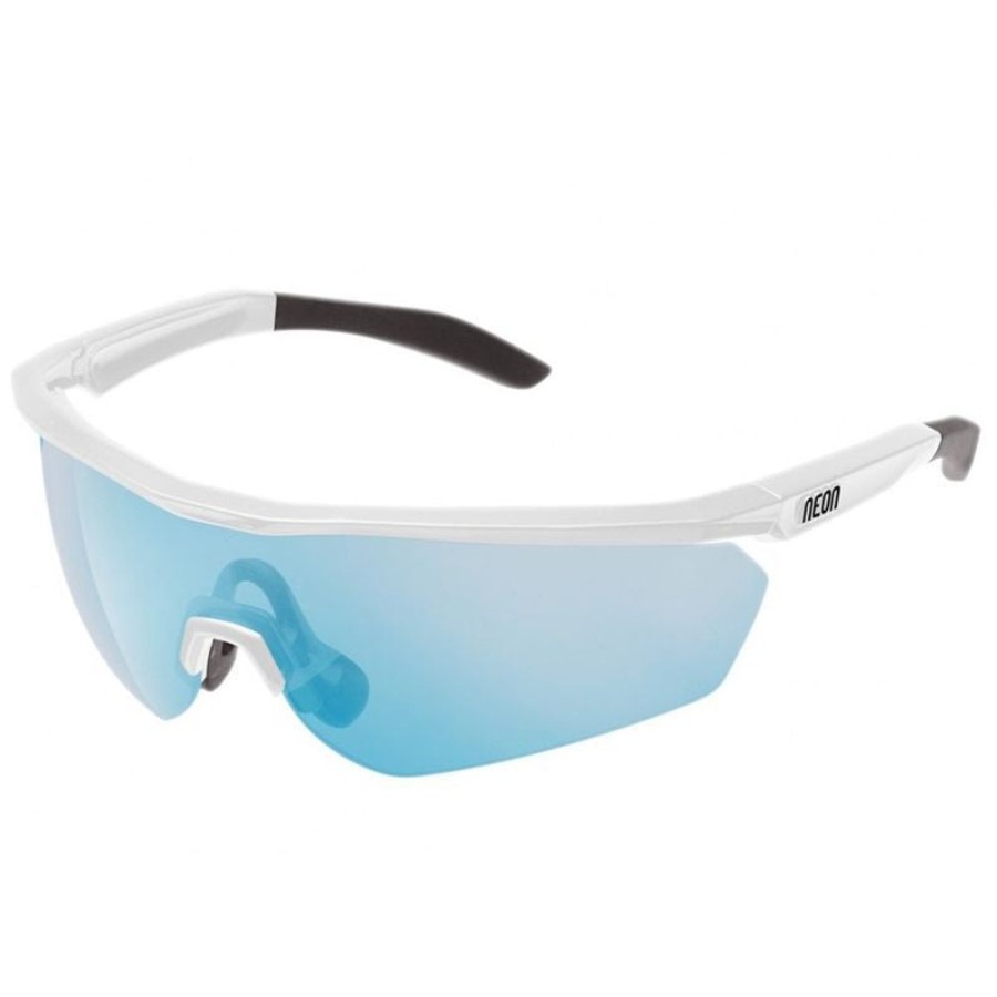 Donna NEON Running E Trail | Occhiali Storm Optic Lente Specchiata Photo W White - Steel